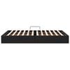 vidaXL Cama com Armazenamento Preto 120 x 190 cm Couro sint&eacute;tico