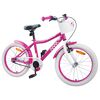 vidaXL Bicicleta Infantil 18 Polegadas para 5-7 anos Rosa
