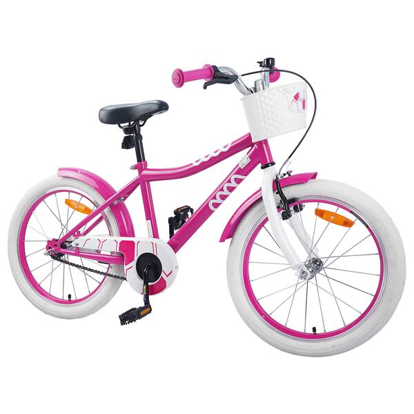 vidaXL Bicicleta Infantil 18 Polegadas para 5-7 anos Rosa