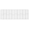 vidaXL Muro gabião com tampa 600x50x200 cm aço galvanizado