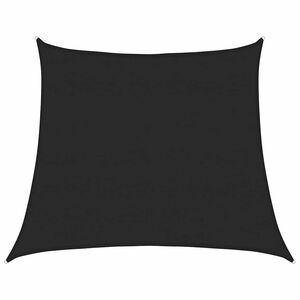 vidaXL Para-sol estilo vela trap&eacute;zio 160 g/m&sup2; 4/5x4 m PEAD preto