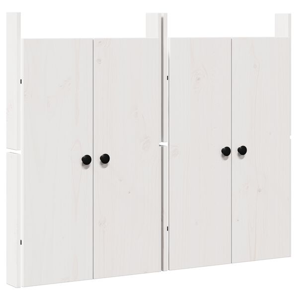 vidaXL Porta de Cozinha MEPPEL 2 pcs Branco 50 x 9 x 82 cm