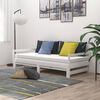 vidaXL Estrutura sofá-cama de puxar 2x(90x200) cm pinho maciço branco