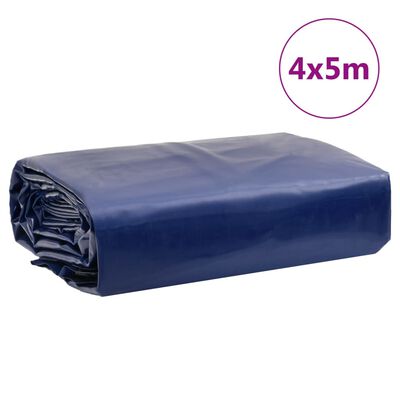 vidaXL Lona 4x5 m 650 g/m² azul