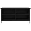 vidaXL Gabinete para TV Carvalho Preto 100 x 40 x 50 cm