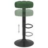 vidaXL Bancos de bar 2 pcs veludo verde-escuro
