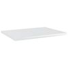 vidaXL Prateleiras para estante 4 pcs 40x30x1,5cm contraplacado branco