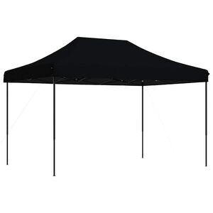 vidaXL Tenda para festas pop-up dobr&aacute;vel 410x279x315 cm preto