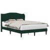 vidaXL Estrutura da Cama Verde-Escuro 120 x 190 cm Veludo
