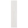 vidaXL Estante/divisória 100x30x135,5 cm pinho maciço branco