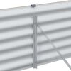 vidaXL Canteiro de jardim elevado 970 x 100 x 36 cm Aço Galvanizado