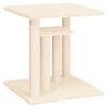 vidaXL Postes arranhadores para gatos com plataformas 50 cm cor creme