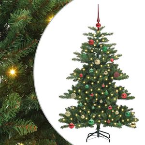 vidaXL &Aacute;rvore de Natal Articulada Artificial Verde 150 cm PVC e A&ccedil;o