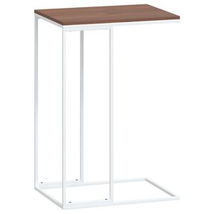 vidaXL Mesa de apoio 40x30x59 cm derivados de madeira branco