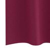 vidaXL Cortinas Blackout com Argolas 2 pcs Vinho Vermelho 225 x 140 cm
