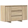 vidaXL Buffet Carvalho Sonoma 120 x 41 x 75 cm Derivados de Madeira