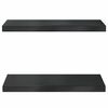 vidaXL Prateleiras de parede 2 pcs 50x23,5cm a&ccedil;o inoxid&aacute;vel prateado