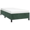 vidaXL Estrutura de cama sem colchão 90x190 cm veludo verde-escuro
