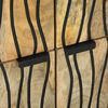 vidaXL Buffet Castanho 60 x 33 x 75 cm Madeira de mangueira maci&ccedil;a