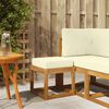 vidaXL Bancada de P&aacute;tio ao Ar Livre Madeira S&oacute;lida de Ac&aacute;cia Natural