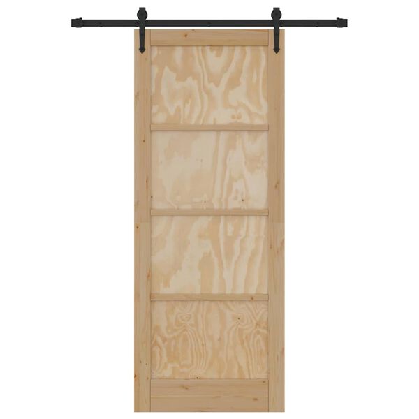 vidaXL Porta Deslizante ORKDAL Castanho 83 x 211 cm