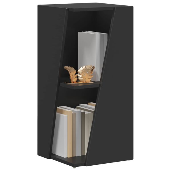 vidaXL Prateleira Lateral Preto 33 x 32 x 70,5 cm Madeira processada