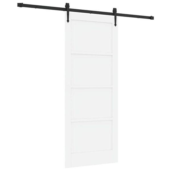 vidaXL Porta Deslizante ORKDAL Branco 83 x 202 cm
