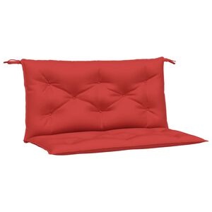 vidaXL Almofad&otilde;es banco jardim 2 pcs 100x50x7cm tecido oxford vermelho