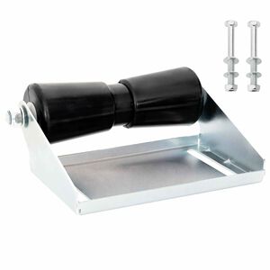 vidaXL Rolo de Trailer para Barco com Suporte 25,4 cm A&ccedil;o Galvanizado