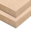 vidaXL Placa de MDF 2 pcs retangular 120x60 cm 25 mm