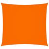 vidaXL Para-sol estilo vela tecido oxford quadrado 7x7 m laranja
