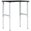 vidaXL Bancada 80x60x(71,5-98) cm carvalho castanho-escuro