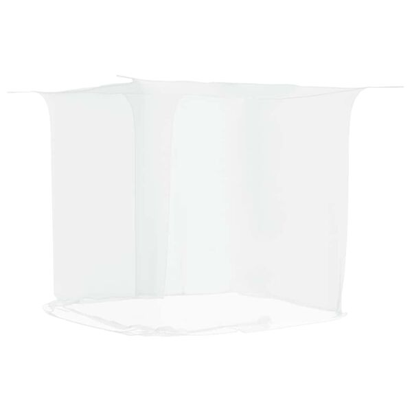 vidaXL Rede mosquiteira suspensa malha branco 220x120x150 cm