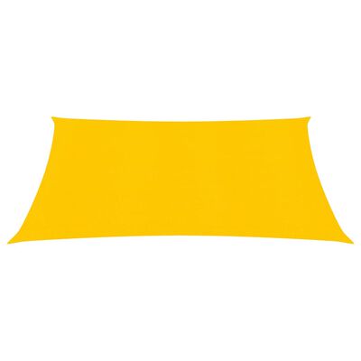 vidaXL Para-sol estilo vela 160 g/m² 3,6x3,6 m PEAD amarelo