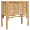 vidaXL Cama Elevada Castanho 70 x 35 x 70 cm Bambu