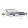 vidaXL Estrutura da Cama com cabeceira Branco 120 x 190 cm
