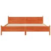 vidaXL Cama sem colch&atilde;o 180x200 cm pinho maci&ccedil;o castanho-mel