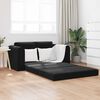 vidaXL Sof&aacute;-Cama 60cm Preto Veludo