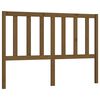 vidaXL Cabeceira de cama 141x4x100 cm pinho maci&ccedil;o castanho mel
