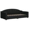 vidaXL Sof&aacute;-cama 90x190 cm tecido preto