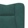 vidaXL poltrona Verde Escuro 63 x 67 x 94 cm Veludo