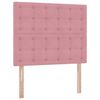 vidaXL Cama com arruma&ccedil;&atilde;o e colch&atilde;o Rosa 120 x 200 cm Veludo