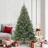 vidaXL &Aacute;rvore de Natal Artificial com 300 LEDs Verde 180 cm PE e PVC