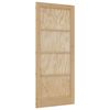 vidaXL Porta Interna 86 x 198,5 cm Contraplacado Natural