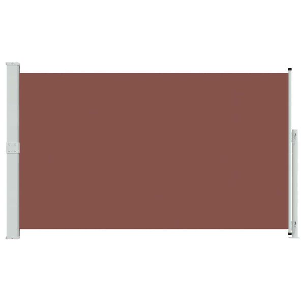 vidaXL Toldo lateral retr&aacute;til para p&aacute;tio 180x300 cm castanho