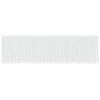 vidaXL Cortina de Renda Branco 140x900cm Poli&eacute;ster