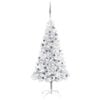 vidaXL &Aacute;rvore Natal artificial pr&eacute;-iluminada c/bola 120cm PET prateado