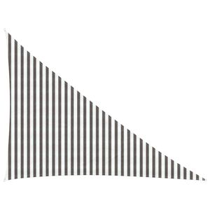 vidaXL Vela de Sombra Cinza Claro e Branco 3 x 4 x 5 m HDPE