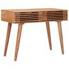 vidaXL Mesa Feita &agrave; M&atilde;o Marrom Teak 100 x 48 x 76 cm