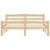 vidaXL Estrutura de cama 120x200 cm pinho maci&ccedil;o